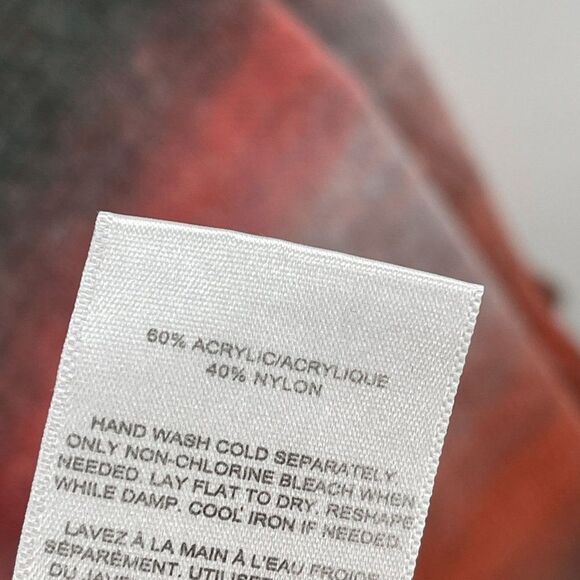 Express Oversized Ombre Space Dye Tunic Knit Sweater Top - Picture 8 of 8